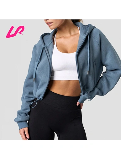 Stay comfy and stylish in our Zip Hoodie Cropped. Made from soft, durable materials, it's perfect for casual wear. Shop now!